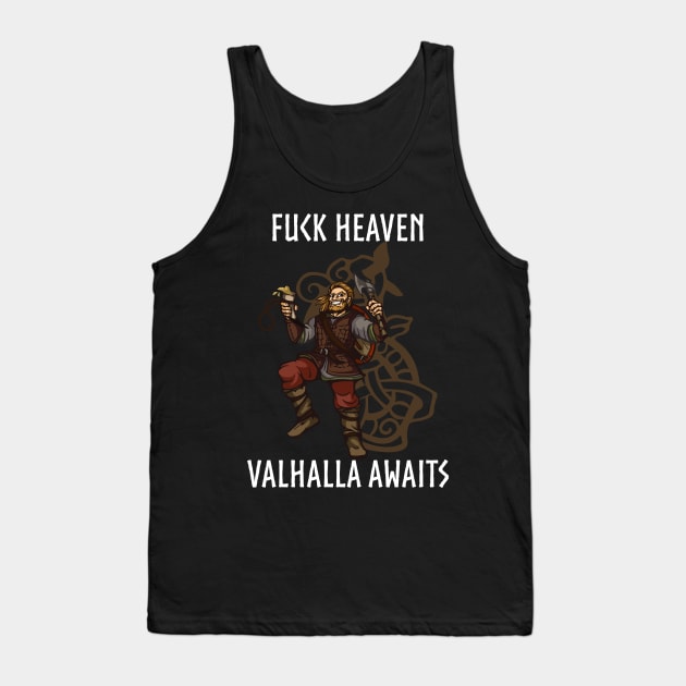 Valhalla Norse Mythology Tank Top by Styr Designs